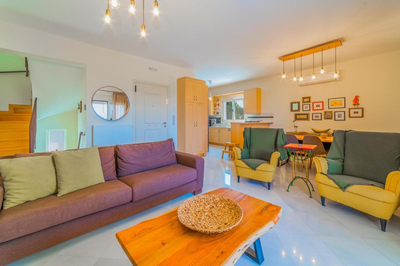 Estella Villa With Pool, Children Area, Bbq & Magnificent Views! Astérion 외부 사진