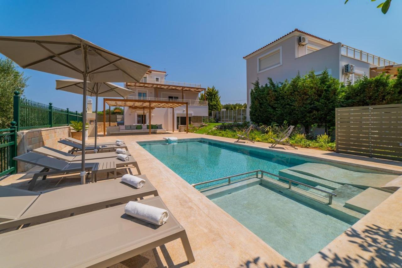 Estella Villa With Pool, Children Area, Bbq & Magnificent Views! Astérion 외부 사진